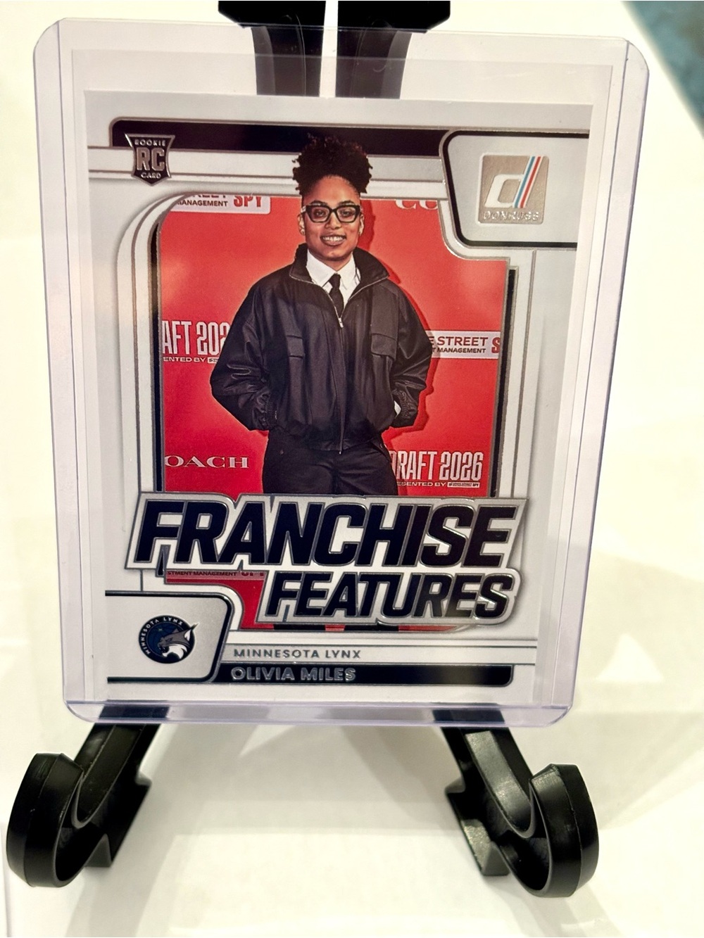 Olivia Miles Basketball Card  Minnesota Lynx Rookie Franchise Features